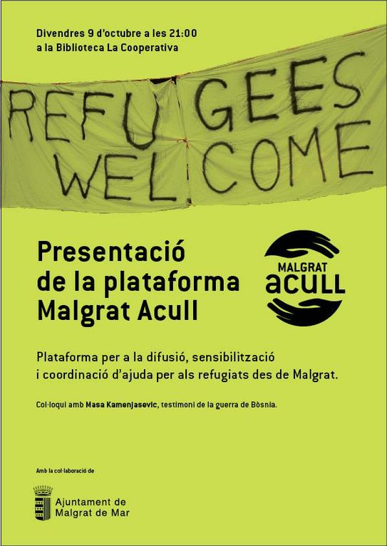Neix la plataforma Malgrat Acull 