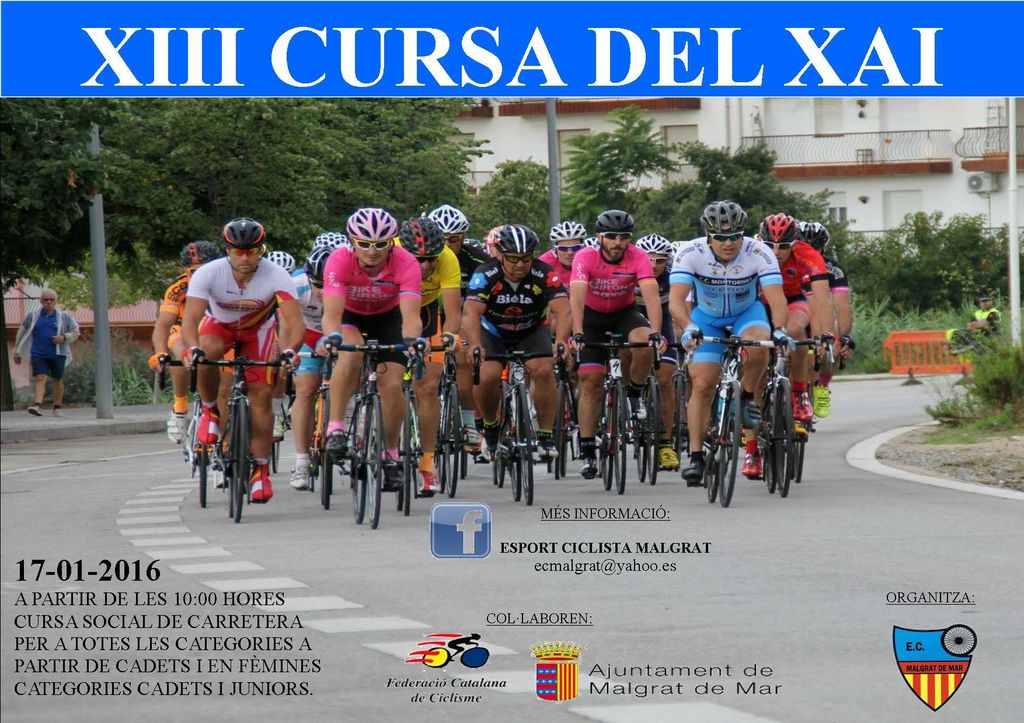 L'Esport Ciclista Malgrat recupera la 'Cursa del Xai'