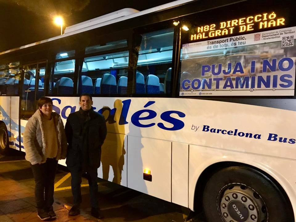 El bus nocturn amplia horaris la nit de dijous a divendres