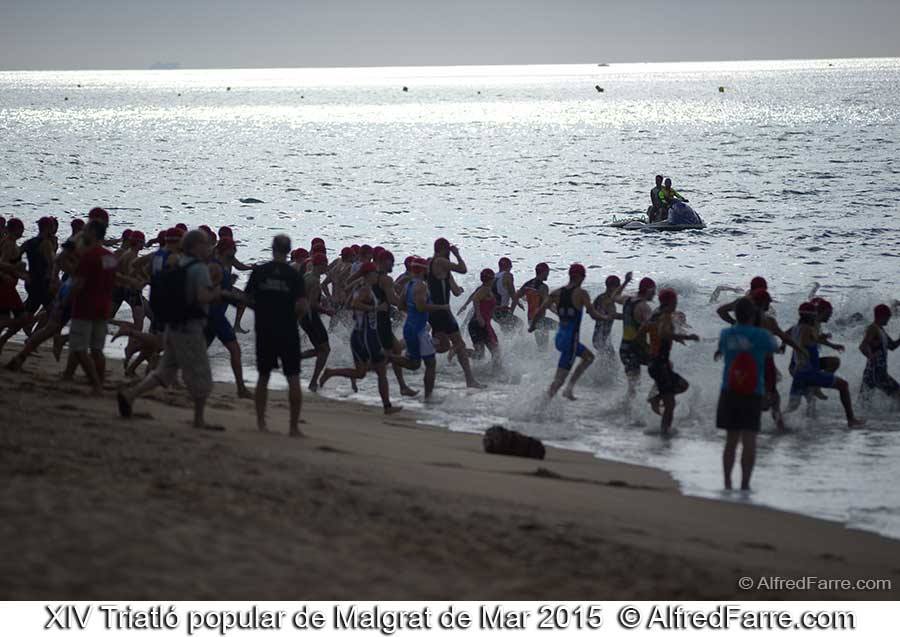 Albert Torres guanya la 14a triatló de Malgrat 