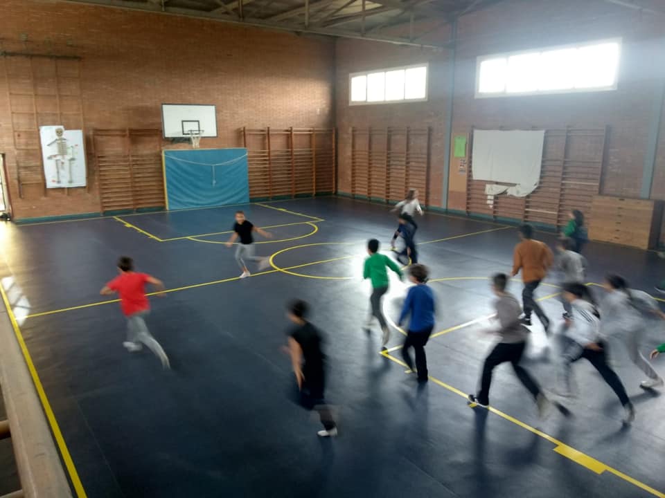 Arranjats el paviment i la coberta del gimnàs de l'Escola Marià Cubí