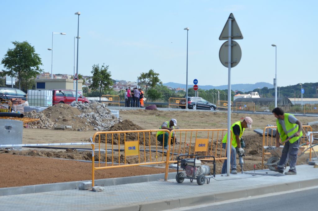 Comencen les obres de la plaça de Seynod 