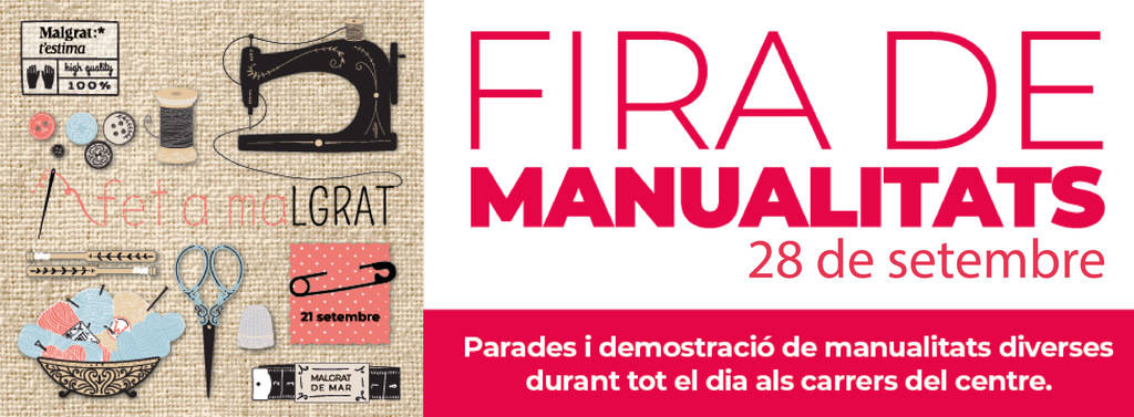 La 4a edició de la Fira de Manualitats 'Fet a maLGRAT', aquest dissabte durant tot el dia