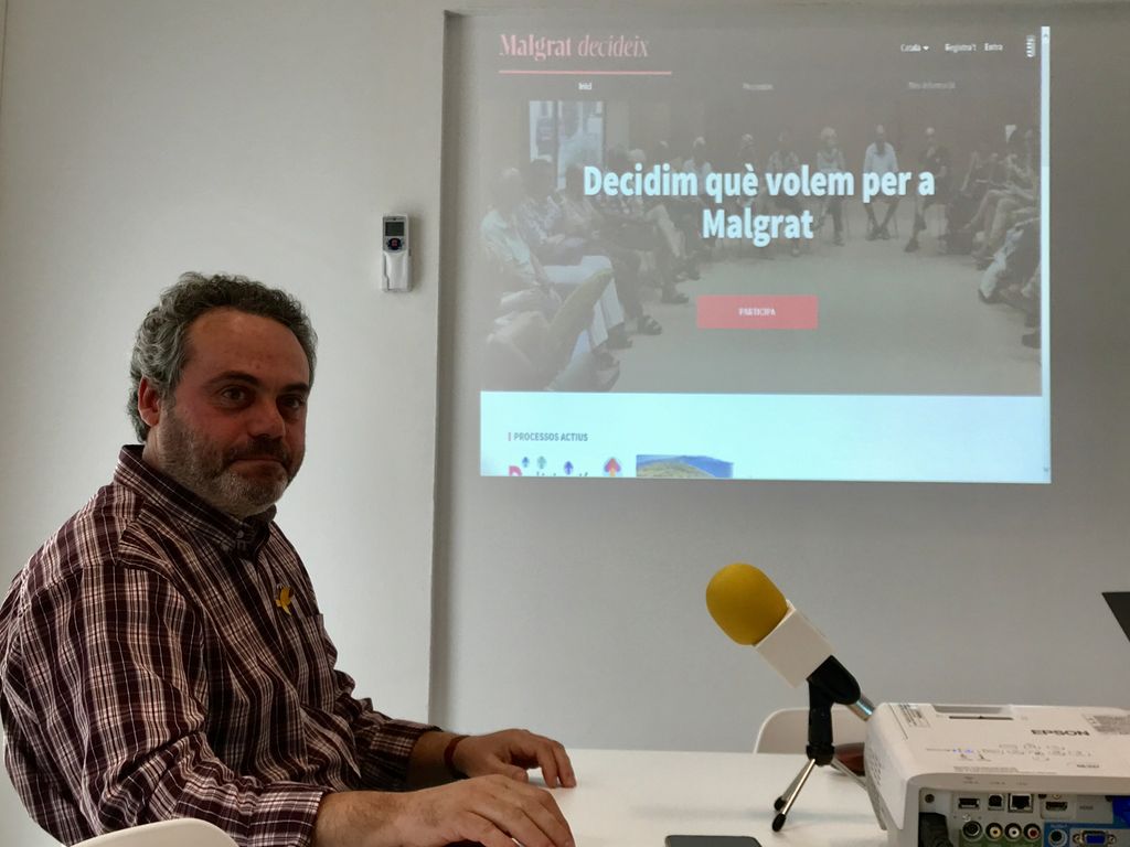 L'Ajuntament presenta la plataforma participativa Malgrat Decideix