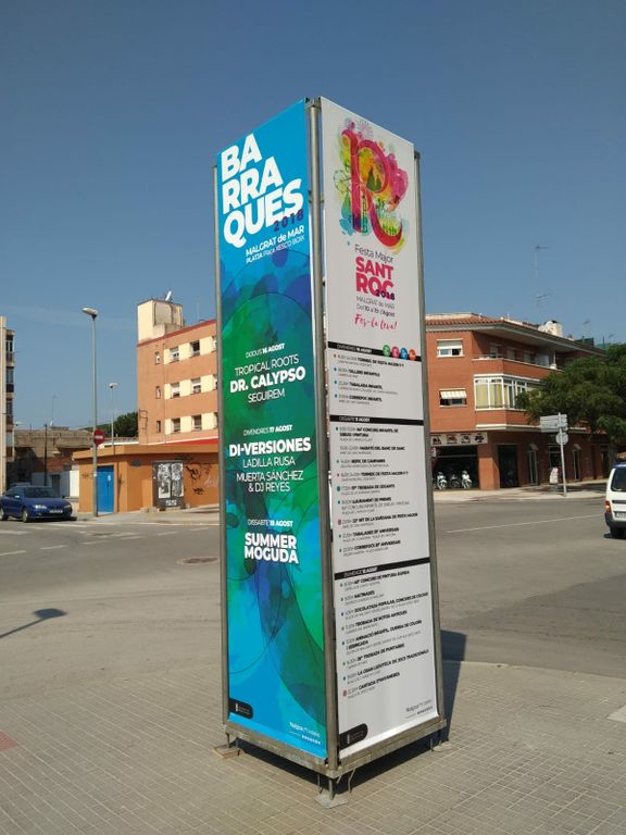 L'Ajuntament instal·la torretes d'informació per a la difusió i promoció de les activitats del poble