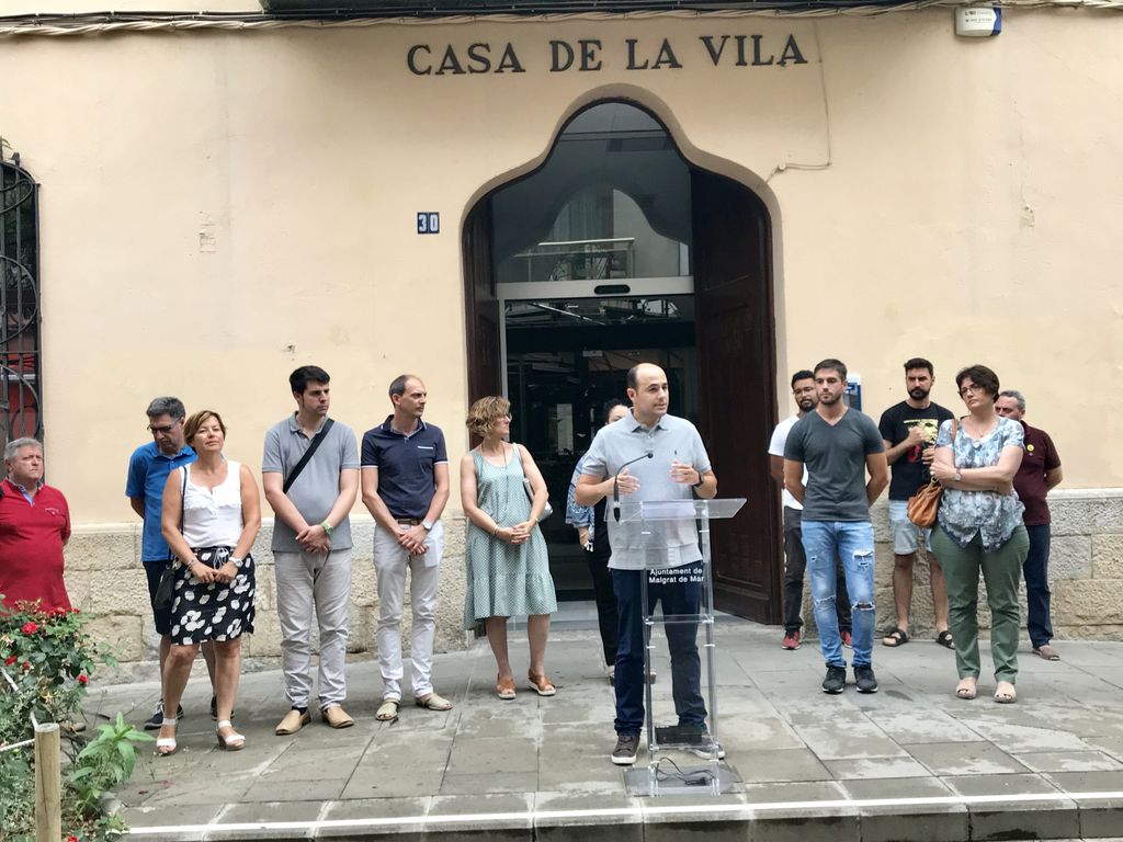 Concentració per rebutjar la violència masclista vers les dones