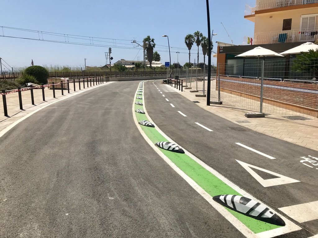 El primer tram de Passeig Marítim remodelat s'obre al trànsit