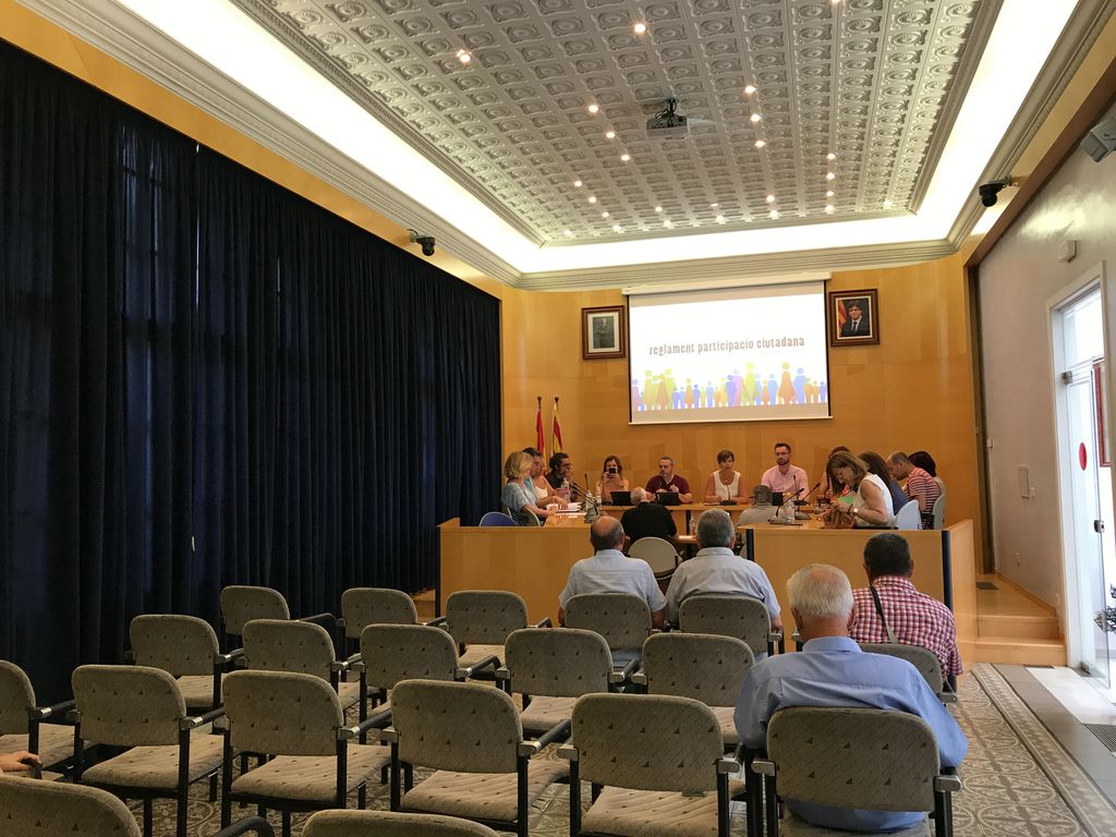 Aprovat el primer reglament de participació ciutadana 