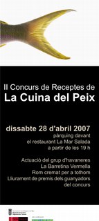 Havaneres per lliurar els premis del II concurs de receptes de La Cuina del Peix         