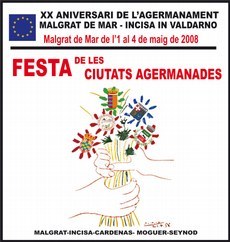 Festa commemorativa dels 20 anys d'agermanament amb Incisa in Val d'Arno         