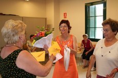 Cloenda del taller de la memòria per a la gent gran de l'Àrea de Serveis Personals          