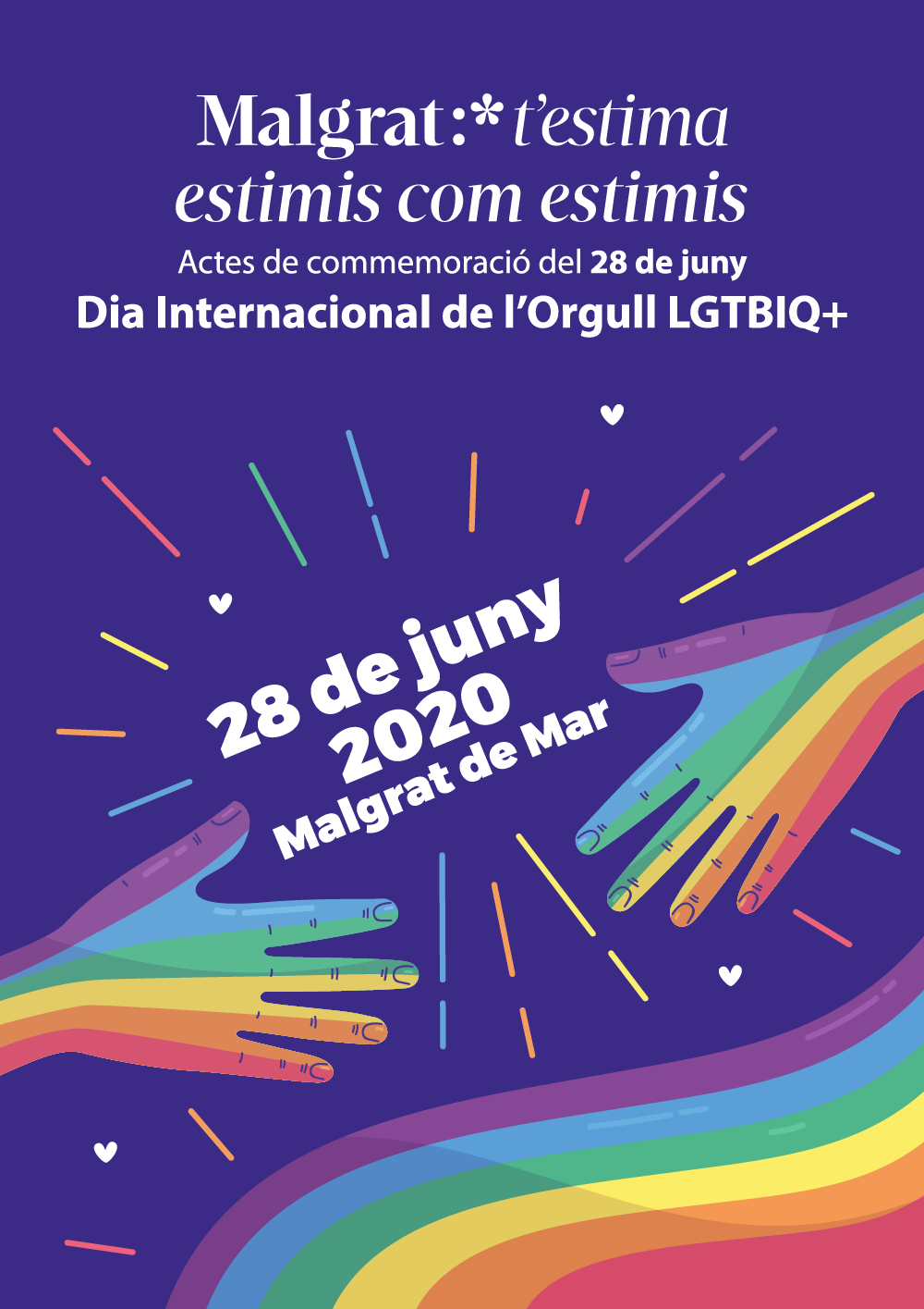 L'Ajuntament organitza diferents activitats per commemorar el Dia Internacional de l'Orgull LGTBIQ+