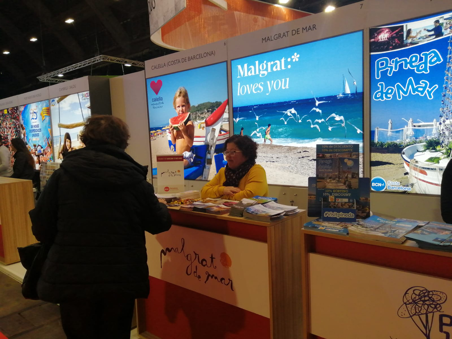 Malgrat es promociona a la fira de turisme de Brussel·les
