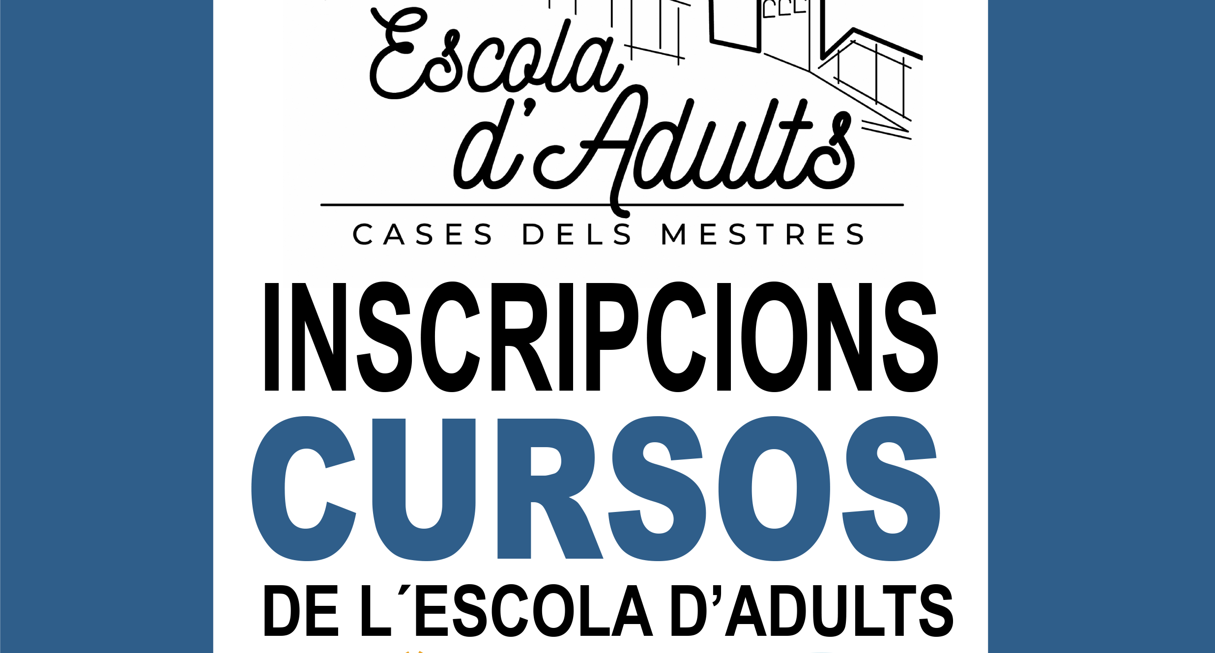 L'Escola d'Adults obre les inscripcions per al pròxim curs del 2 al 9 de setembre