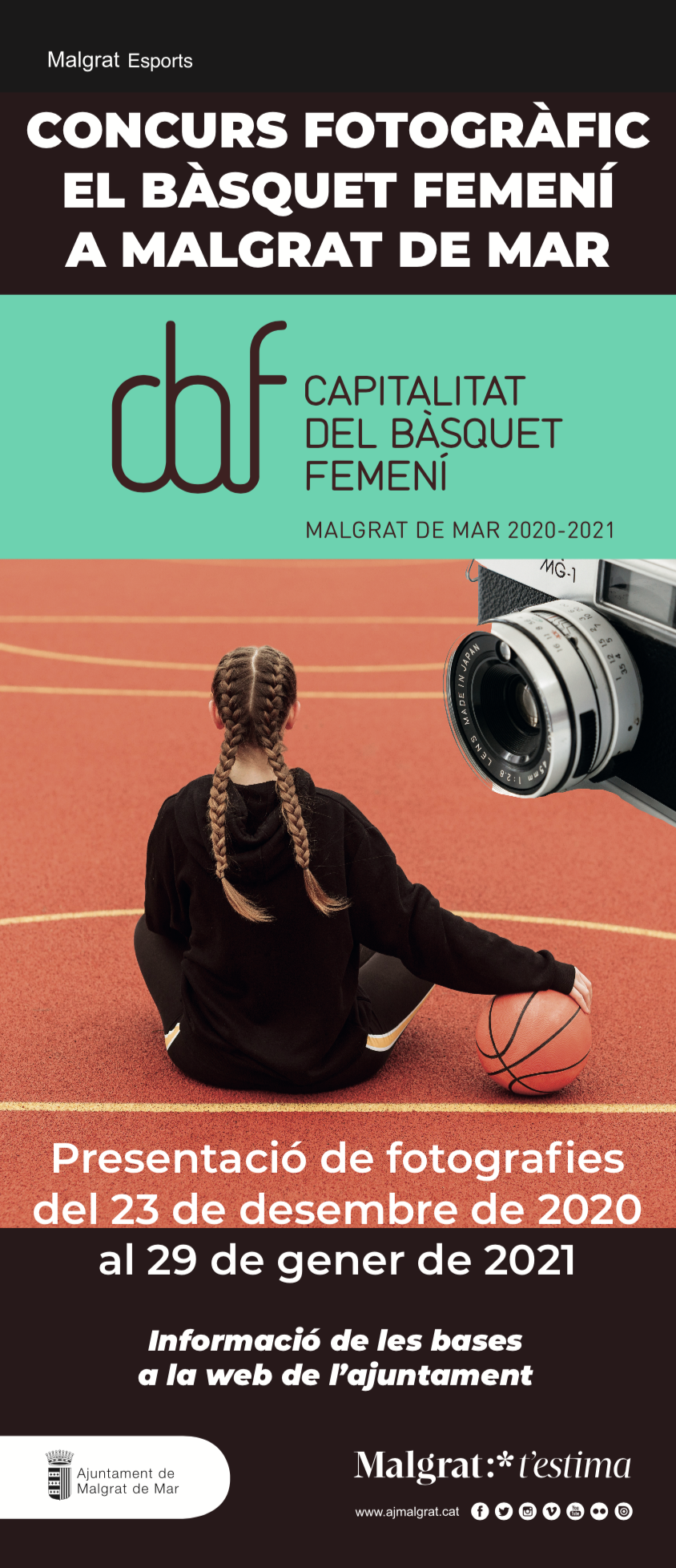 Concurs fotogràfic sobre el bàsquet femení a Malgrat de Mar
