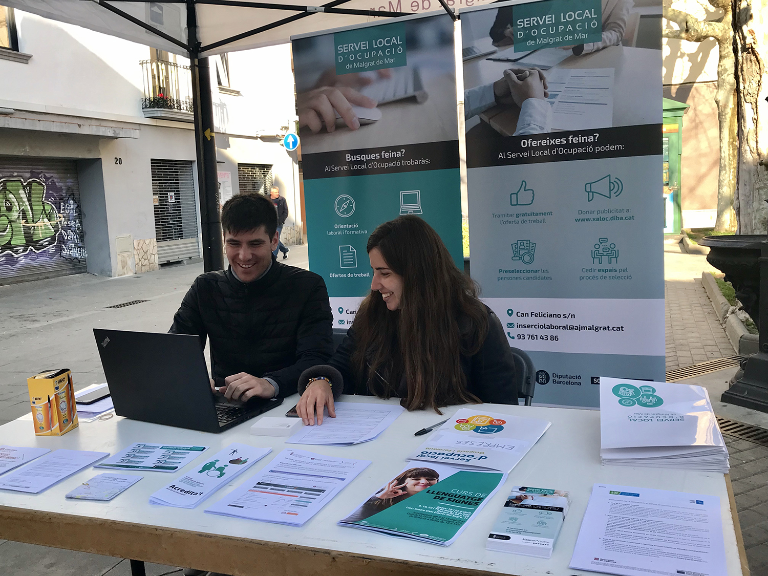 El Servei Local d'Ocupació surt al carrer