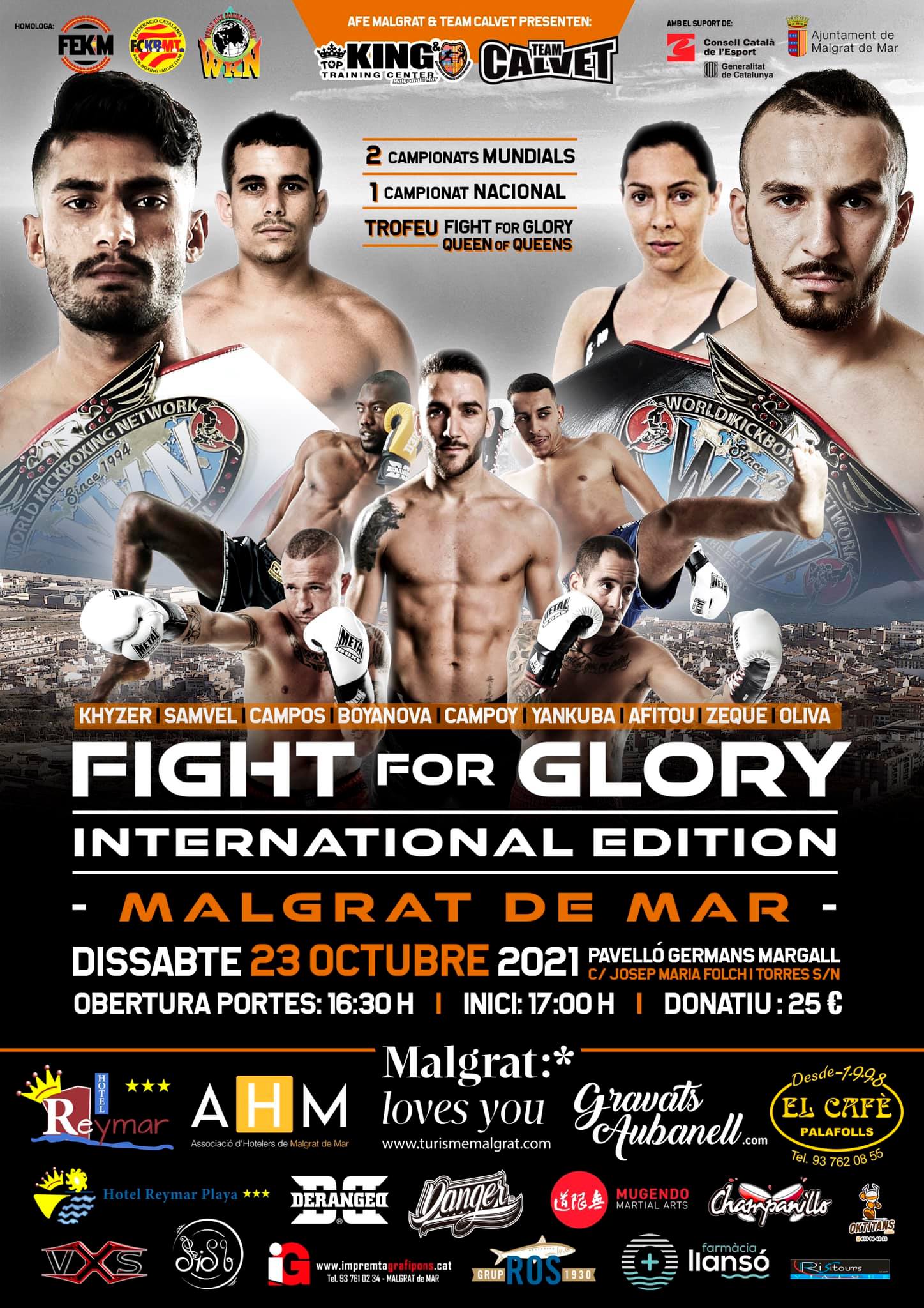 Malgrat acull el Campionat Mundial de Muay Thai aquest dissabte