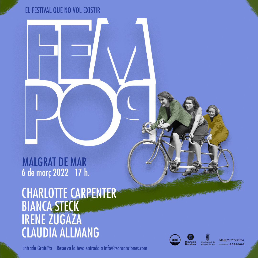 5a edició de FemPop, el festival reinvidicatiu de les dones en el món de la música, el 6 de març