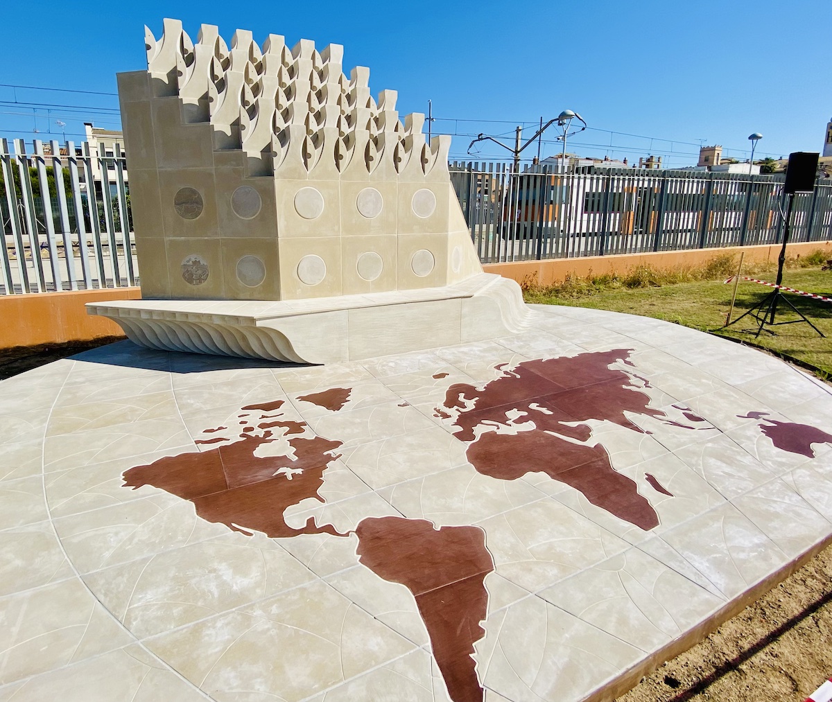 Malgrat inaugura el monument del 'Parc de la Solidaritat' en homenatge als brigadistes internacionals