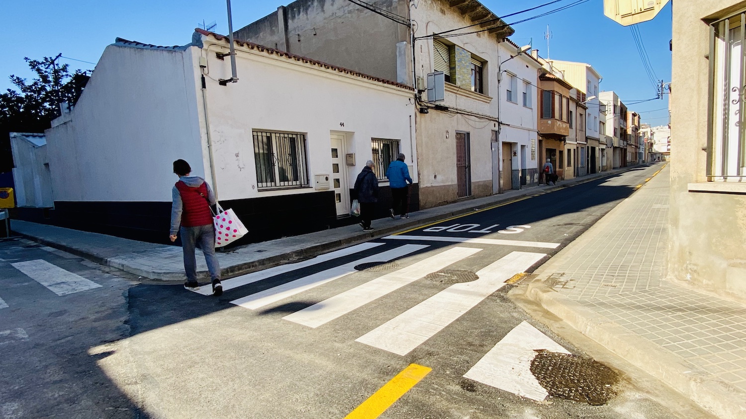 Enllestides les obres del carrer Indústria, que s'obrirà al trànsit dilluns