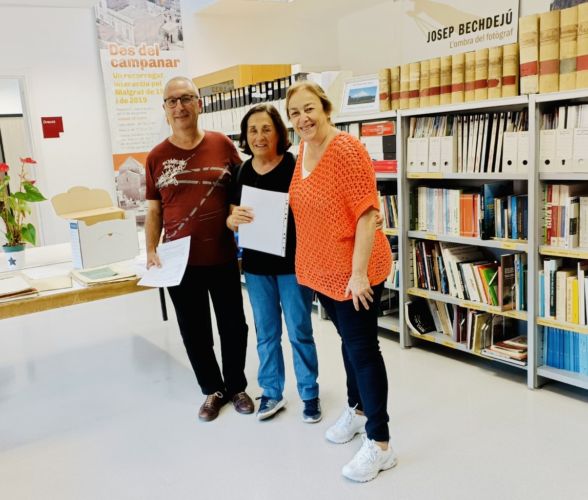 Les famílies Gelpí i Paradeda cedeixen la documentació de les seves antigues fàbriques a l'Arxiu Municipal 