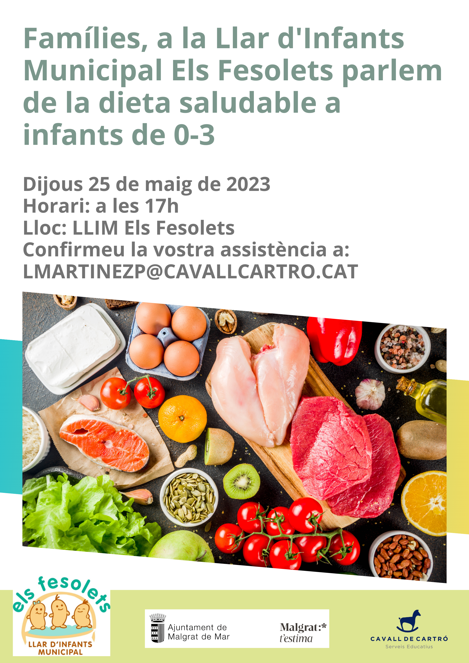 Xerrada sobre dieta saludable per a infants 