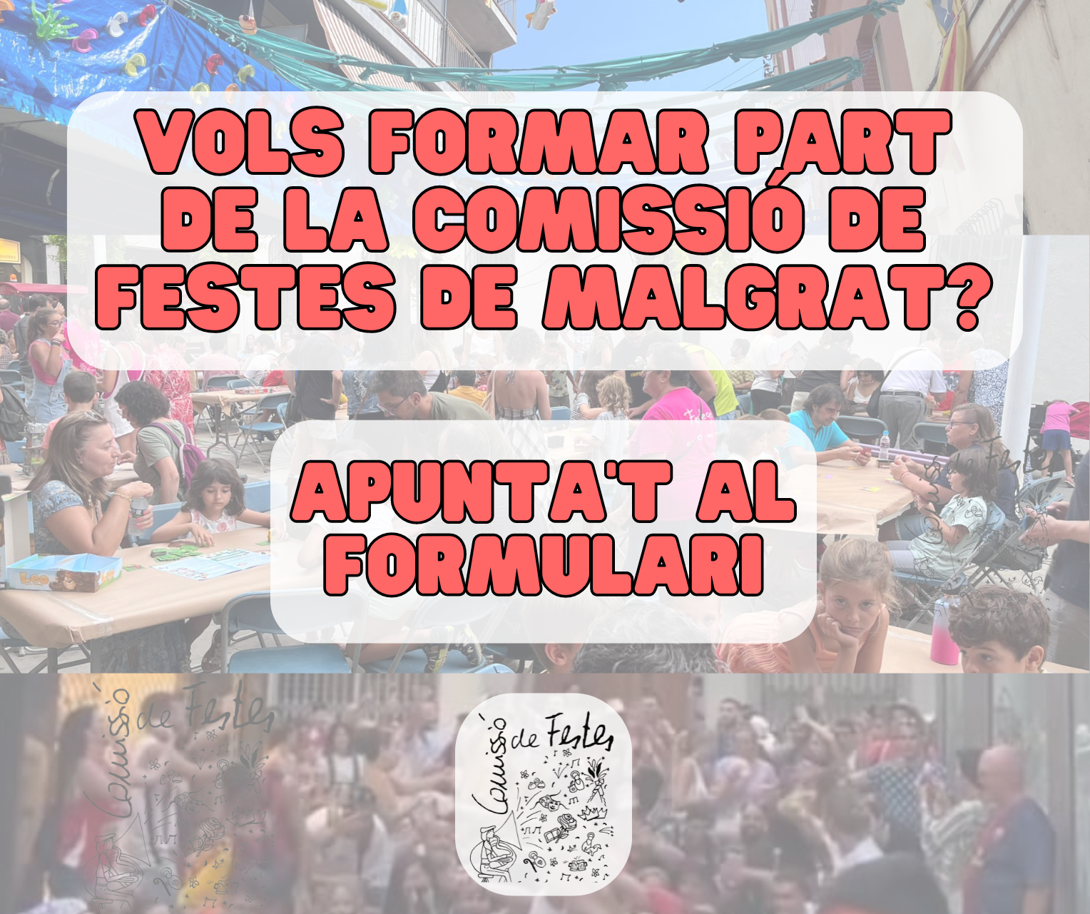 La Comissió de Festes busca voluntaris 