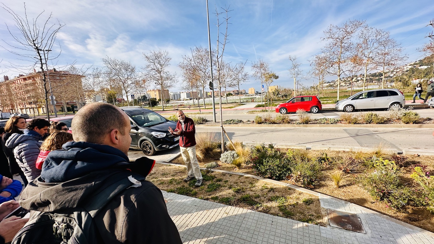 Tècnics d'un curs de Diputació sobre espècies sostenibles de verd urbà visiten Malgrat 